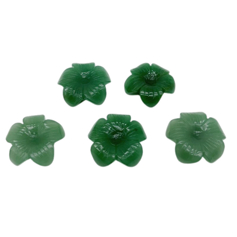 Green Aventurine Flower Crystal Stand Base Wholesale -Wholesale Crystals